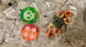 Pokémon TCG Poison & Burn Condition Markers & 7 Piece Dice Set Acrylic - New - Picture 1 of 4