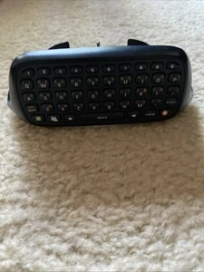 Microsoft Xbox 360 Black Keyboard Chatpad Clean Tested Working Fast Shipping - Picture 1 of 6