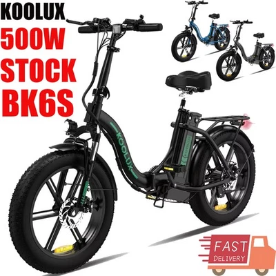 KOOLUX BK6S Elektrofahrrad: 48V 13AH, 20*4 Zoll, Leichtes E-City Bike EU