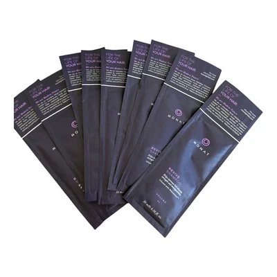 Шампунь Monat Revive 10 пробных упаковок равен 3,4 жидких унции запечатанный - Изображение 1 из 2