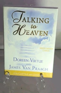 Talking to Heaven Doreen Virtue James Van Praagh 44 Medialship Karten Buch in Box - Bild 1 von 6