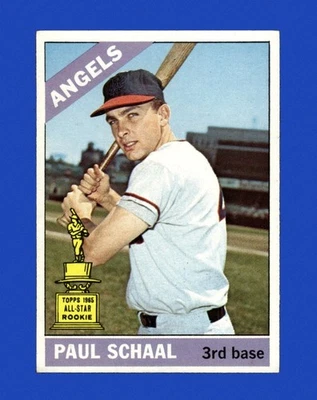 1966 Topps Set-Break #376 Paul Schaal como nuevo *GMCARDS* Foto 1 de 2