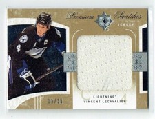 09-10 UD Upper Deck Ultimate Premium Swatches  Vincent Lecavalier  /35  Jersey