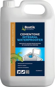 Impermeable integral y plastificante Bostik Cetone para mortero 5 litros azul - Imagen 1 de 3