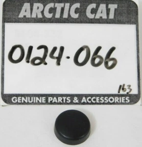 NEW Genuine ARCTIC CAT Factory Black Plastic Screw SNAP COVER Part OEM 0124-066 - Picture 1 of 3