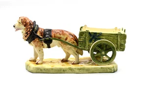 Czechoslovakia Tow Hitch Dog Ceramic Czechoslovakia Ceramic Dog Harness - Picture 1 of 9