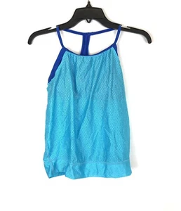 Speedo Girl’s Blue Tankini Swimsuit Top Size 14 - Picture 1 of 4