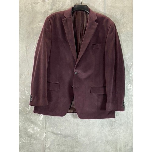 Cappotto sportivo Michael Kors uomo Mulberry Classic Fit risvolto tacca finta pelle scamosciata taglia 42R