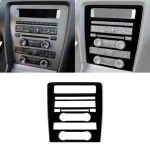 Piano Black Center Console Nevigation Radio Panel Cover For Ford Mustang 2009-13 - Picture 1 of 9
