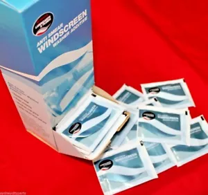 TOYOTA WINDSCREEN WASHER ADDITIVE 100 SACHET PACK ANTI SMEAR CONCENTRATE GENUINE - Picture 1 of 8