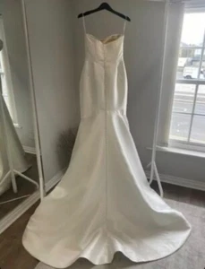 Pronovias Wedding Dress – Strapless Mermaid Mikado Gown, UK Size 10, RR - Picture 1 of 9