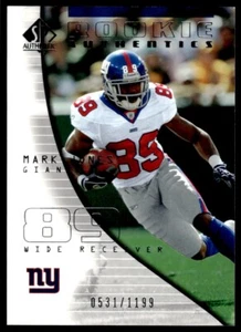 2004 SP Authentic Mark Jones Rookie 0531/1199 New York Giants #137 R19 - Picture 1 of 2