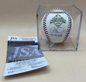 Cole Hamels Signed 08 MVP Inscription Rawlings Official MLB World Series Basebal - Picture 1 of 7