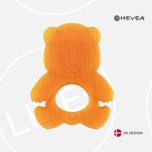 HEVEA Panda Teether in Natural Rubber | Teething Bites Toy For Baby Tether - Picture 1 of 7