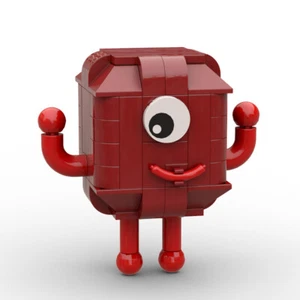 Cube ONE Model Red Monster 101 Pieces from Cartoon Building Toys Set MOC Build - Picture 1 of 6