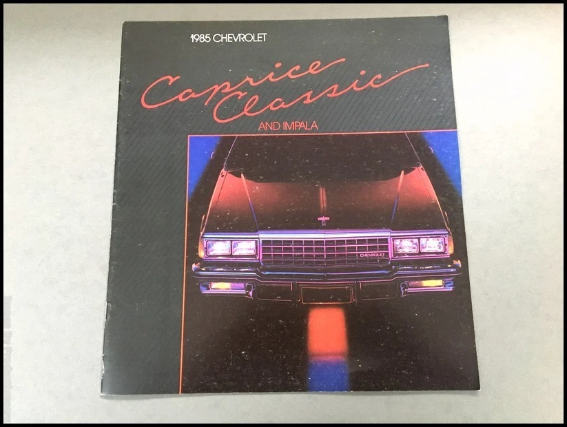 1985 Chevrolet Caprice Classic and Impala 16-page Car Sales Brochure Catalog Foto 1 de 4