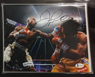 Floyd Mayweather Jr.Autograph Photo 8 x 10 with Beckett - Image 1 of 2