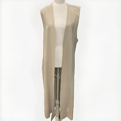 Maxi plumero abierto Friends Rachel Sandra Ow Wing NR1 beige gris vintage años 90 90 Foto 1 de 4