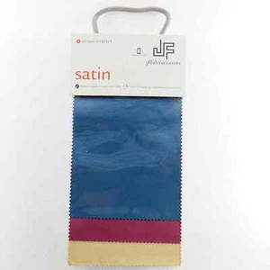 JF FABRICS SATIN WHISPER II #J6921 Upholstery Sample Swatches Book 6-1/8x9-1/2" - Picture 1 of 4