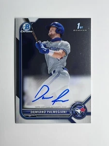 2022 Bowman Chrome Damiano Palmegiani 1st Prospect Auto #CPA-DP Blue Jays - Picture 1 of 2