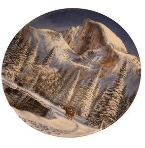 Vintage 1990 Blue Snow at Half Dome National Legacy by Jean Sias Plate No. 3418A - Picture 1 of 11
