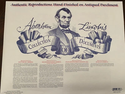 Colección de documentos de Abraham Lincoln  - Imagen 1 de 4