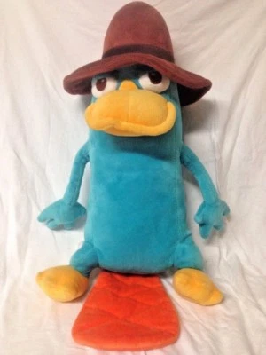 Phineas & Ferb Perry Secret Agent Platypus Plush 15" Disney Store Exclusive - Image 1 of 4
