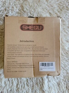 Shequ 3D Silicone Material Sexual Realistic Pussy Ass Butthole- NEW Sealed. - Picture 1 of 5