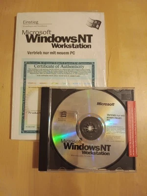 Windows NT Workstation 4.0 (PC, CD) - Bild 1 von 3