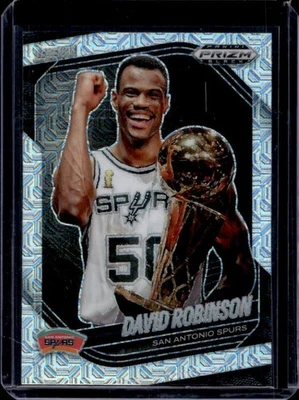 2024-25 Prizm Black David Robinson Legends Mojo Prizms #23/25 Spurs - Image 1 of 2