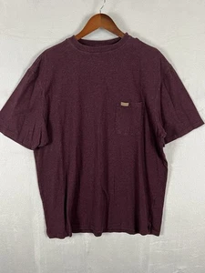 Camiseta Pendleton Borgoña 2XL Para Hombre Manga Corta Cuello Redondo Bolsillo Camiseta Algodón - Imagen 1 de 13