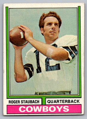 Roger Staubach Cowboys 1974 Topps #500 Foto 1 de 3