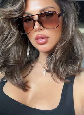 Mujeres Gafas de sol XL OVERSIZE "LAST CHERRY" Ojo de Gato AVIADOR Shadz GAFAS LO ÚLTIMO Foto 1 de 4