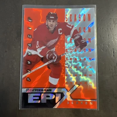 Pinnacle Epix Orange Temporada 1997-98 Steve Yzerman #E9 Salón de la fama Foto 1 de 3