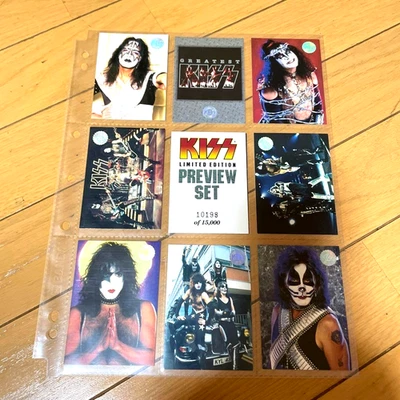 KISS Vintage Trading Cards Retro Photo Card Set Japan Rock Band Collectibles - Image 1 of 4