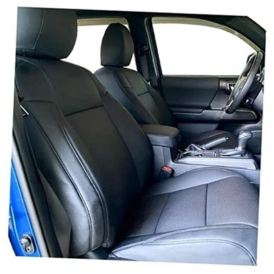  Seat Covers Full Set Compatible with 2016-2022 Toyota Tacoma Double Cab Pick  - Image 1 of 4