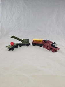 Thomas and Friends Wooden Railway Train Arthur Engine Dumper breakdown train lot - Picture 1 of 10