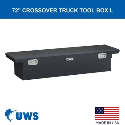 FOR 1999-2022 Ford F-350 Super Duty 72" Crossover Truck Tool Box - Imagem 1 de 4