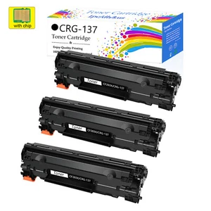 3 Stück Schwarz CRG-137 Toner für Canon 137 CRG-137 ImageClass MF227dw MF229dw MF212W - Bild 1 von 17