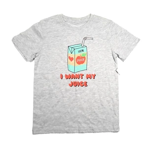 Hybrid Apparel Boys Size Small Short Sleeve Fun Graphic I Want My Juice - Picture 1 of 7