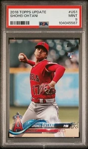 PSA9 Topps Update Shohei Ohtani Rookie Card #US1 - Bild 1 von 2