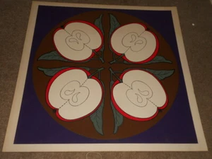 Charlie/Charley Charles Harper ? Apple Core Print 21 1/4" Tall X 22" Wide NICE - Picture 1 of 8
