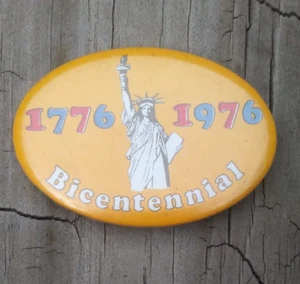 Bicentennial 1776 - 1976 Statue of Liberty Button Pin Pinback - Picture 1 of 4