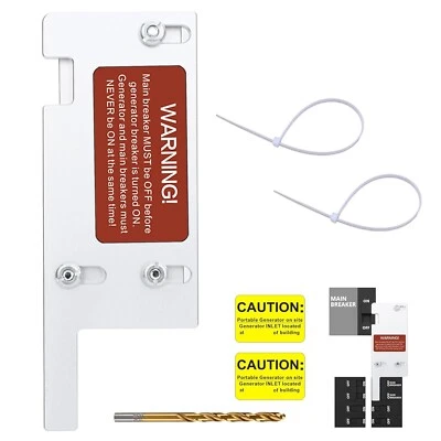 Generator Interlock Kit Compatible with Square D Vertical Main 150 or 200 amp - Image 1 of 4