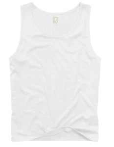 Brandit T-Shirt Tank Top in White - Picture 1 of 6