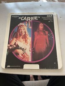Carrie RCA Selectavision VideoDisc CED Stephen King Sissy Spacek RCA 1982