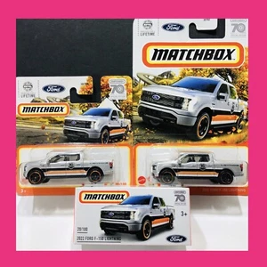 2022 Ford F-150 Lightning 70 Years Special Matchbox 2023 Power Grab Short Card - Picture 1 of 11