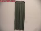 Asos Design Women's Khaki Green Light Weight Wide Leg Beach Pants, Sz 2 F100304