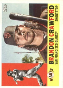 2017 Topps Archives #79 Brandon Crawford San Francisco Giants - Picture 1 of 2
