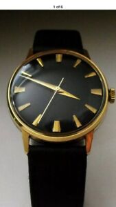 Vintage Swiss Gold Plated 17jewels Manual Wind Gents Watch